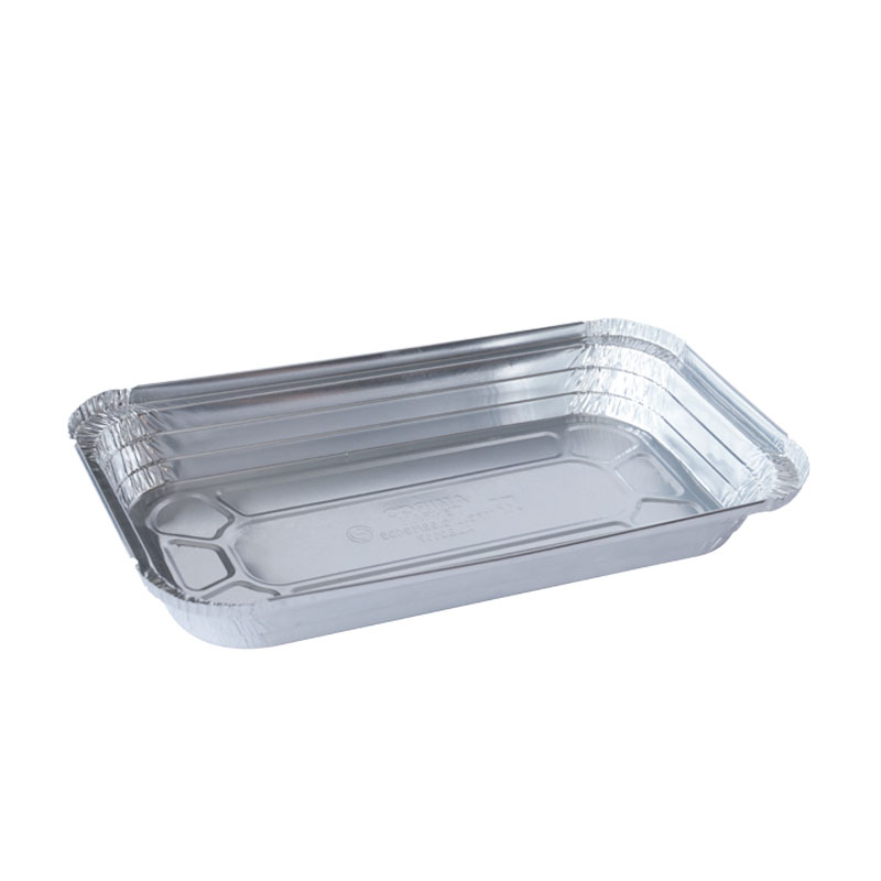 ظرف یکبارمصرف آلومینیوم کبابی متوسط کد 3117